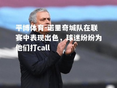 平博体育-诺里奇城队在联赛中表现出色，球迷纷纷为他们打call