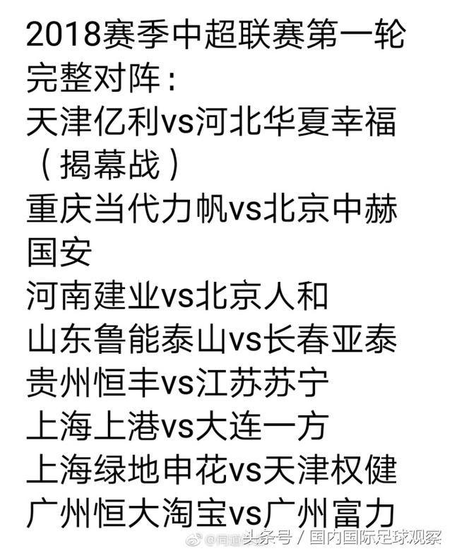 中超联赛强队之争：权健稳坐领跑位置